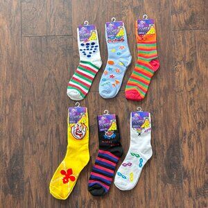 HIBALY Mardi Gras Costume Socks